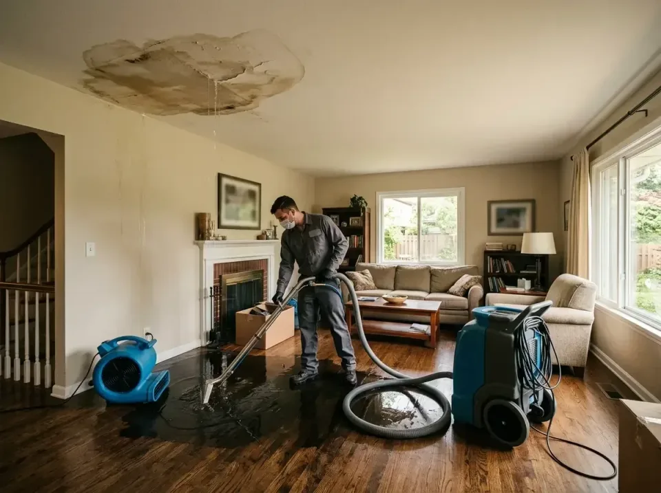 attic-pipe-burst-ceiling-drip-008 — frequently asked questions, Water Damage Restoration & Carpet Care in Almont, MI